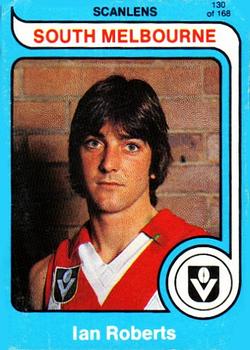 1980 Scanlens VFL #130 Ian Roberts Front